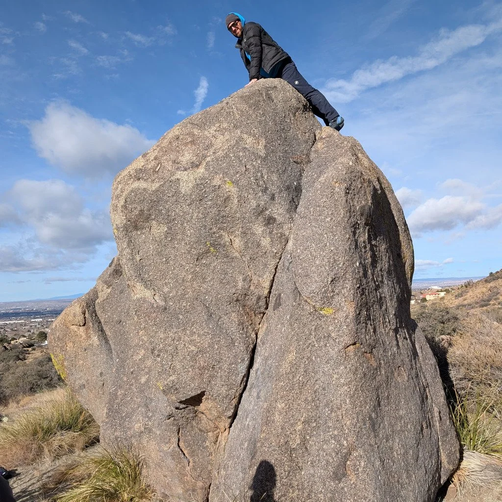 Bouldering - Switchback Boulder - Copper Trailhead led by NMMC Climb Section Trip Leaders Gregory B and Jessica T. 

#sandiabouldering #sandiamountainsnewmexico  #nmmc #nmmountainclub #rockclimbing #climbing #rockclimbnm #climbnm #rockclimbingnm #nmt