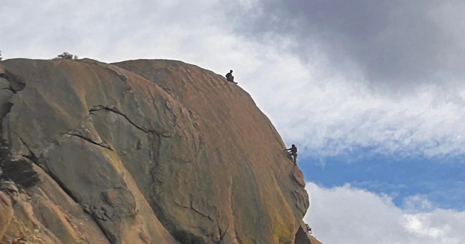 Trad Climbing in Cochise Stronghold (Arizona) led by NMMC Climb Section Trip Leader Anna B.