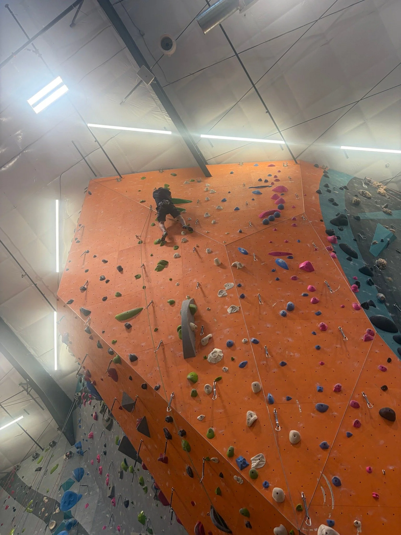 Group Gym Climb (NORTH GYM) led by NMMC Climb Section Trip Leader Anna B. #sportclimb #nmmc #sportclimbing #nmadventure #nmadventures