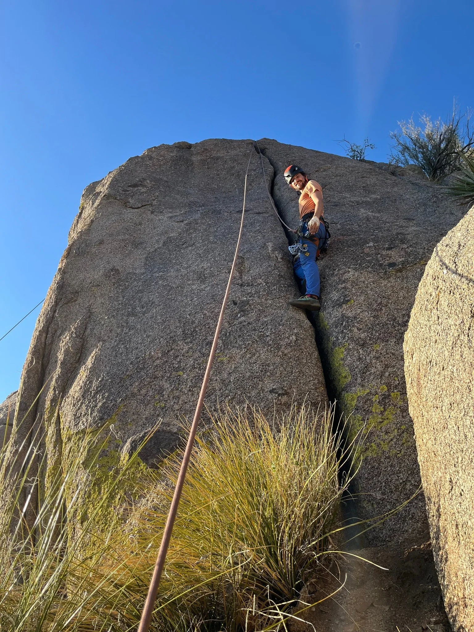 TNTrad exploration in sunset canyon led by NMMC Climb Trip Leaders Mark S., Brian M. and Charli F. #nmmc #Sandiasnm #tradcraggingtheSandias #tradcragging #Sandiasnewmexico #nmexploring #nmmountainclub #sportclimbing #nmadventures