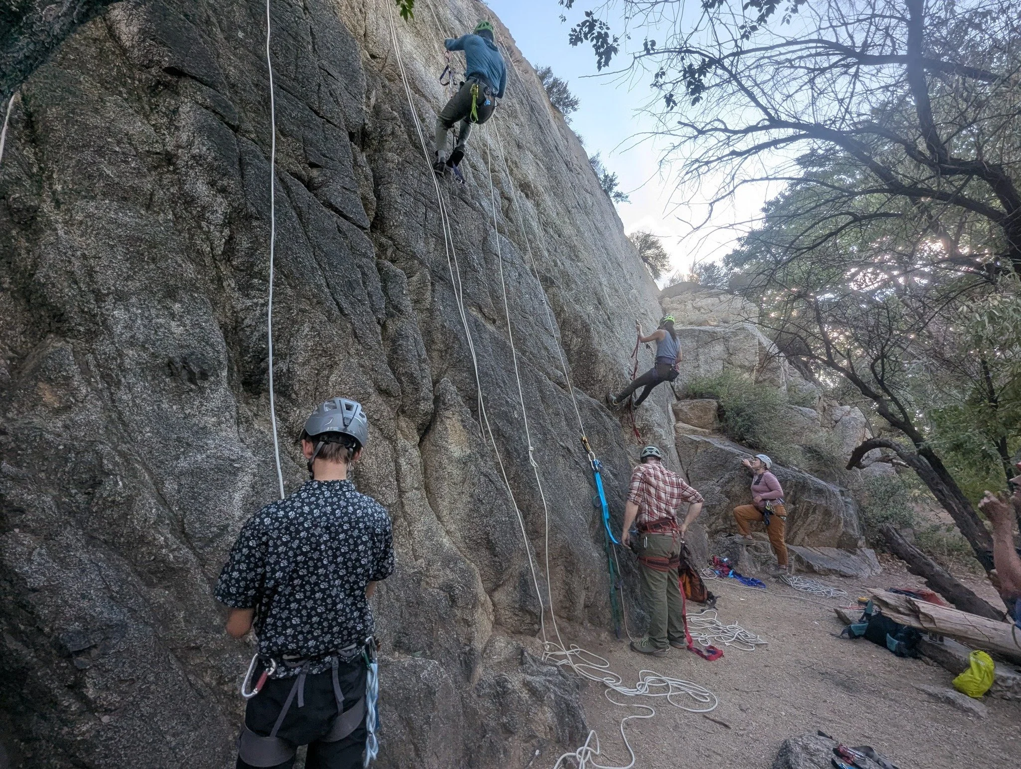 Ascending rope a*updated* little Beaver town led by NMMC Climb Trip leader Charli F. #sportclimb #nmmc #nmmountainclub #sportclimbing #nmadventure