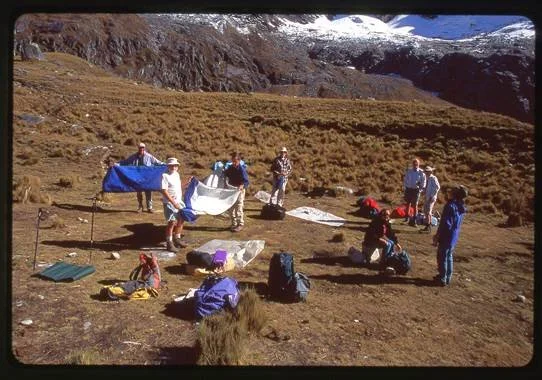 August 2000: Peru, Cordillera Blanca. Robert Dietz and NMMC friends.