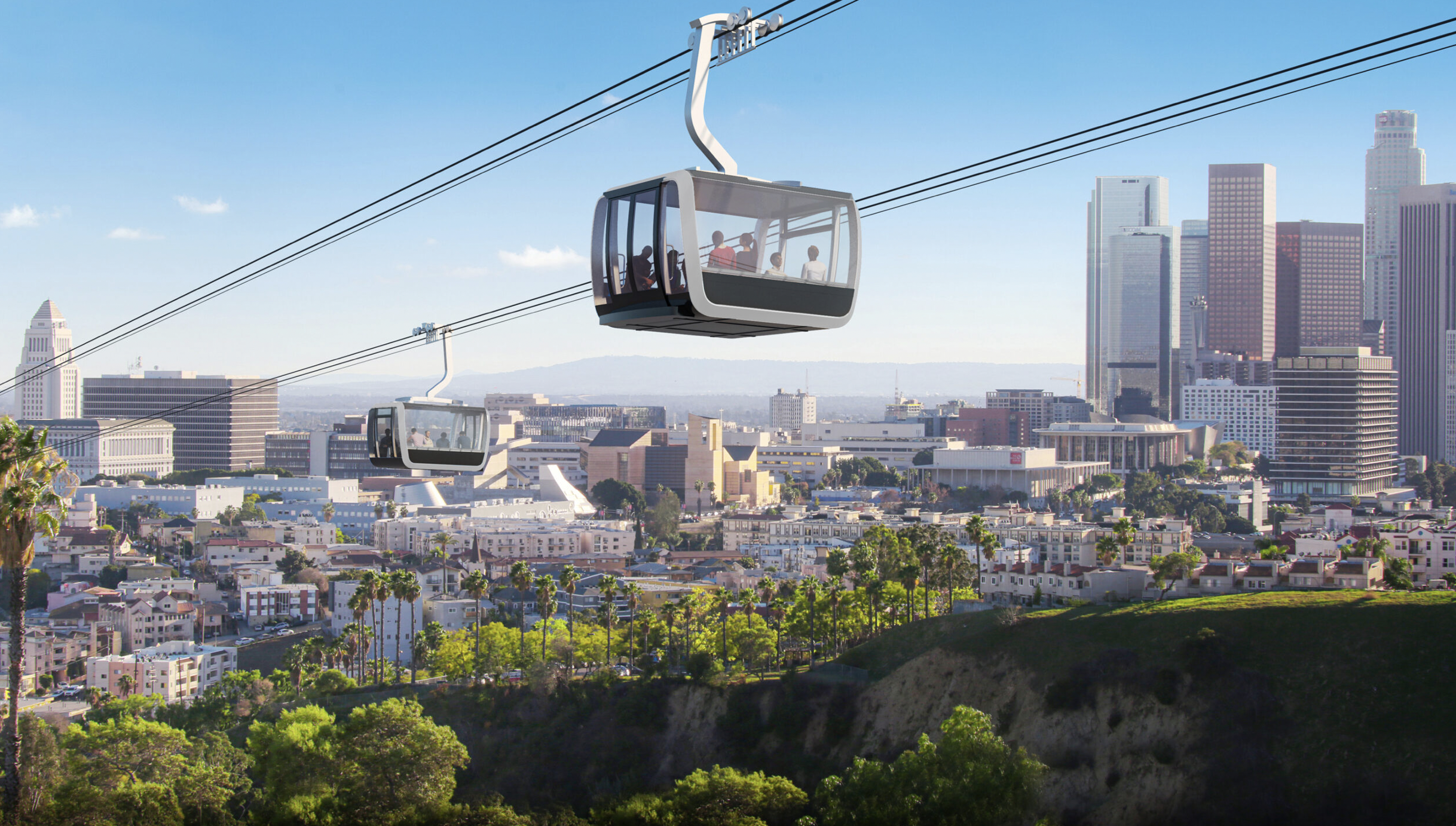  The initiative was designed to build support and funding for the development of an urban gondola system.  
