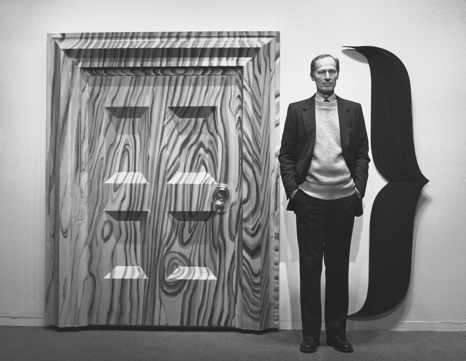 Richard Artschwager at the Berkeley Art Museum, 1984