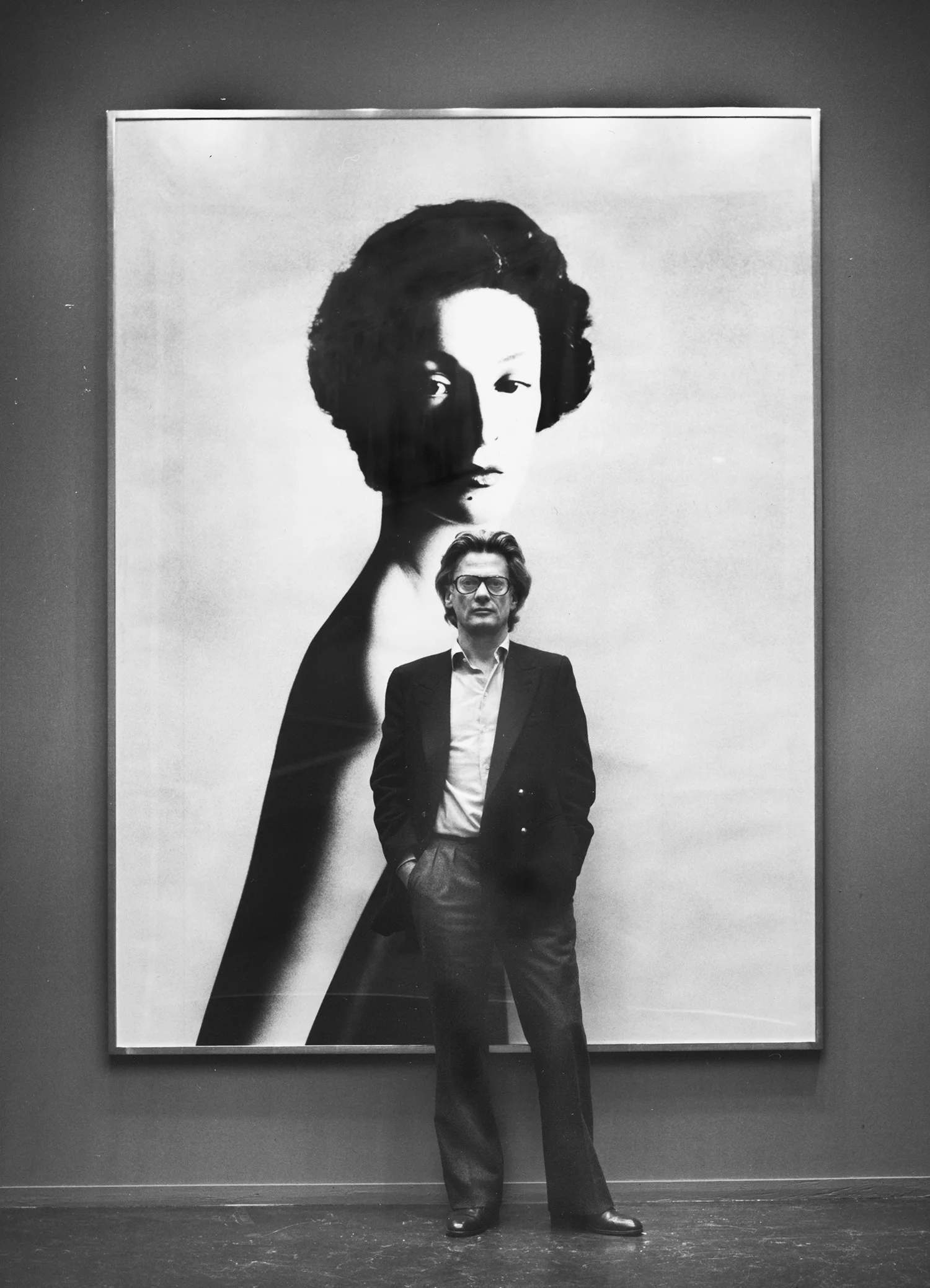 Richard Avedon at the University Art Museum, Berkeley, 1980