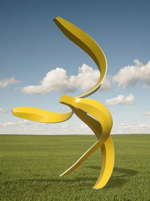 Claes Oldenburg/Coosje Van Bruggen, Floating Peel, 2002