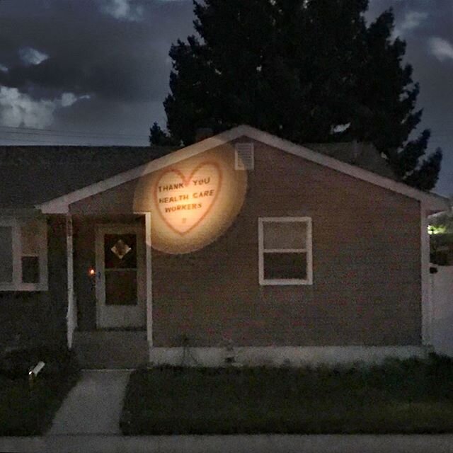 House with Projection, Powell, Wyoming

#covid19 #healthcareworkers #healthworkerappreciation #somebuildings #smalltowns #powellwyoming #parkcountywyoming