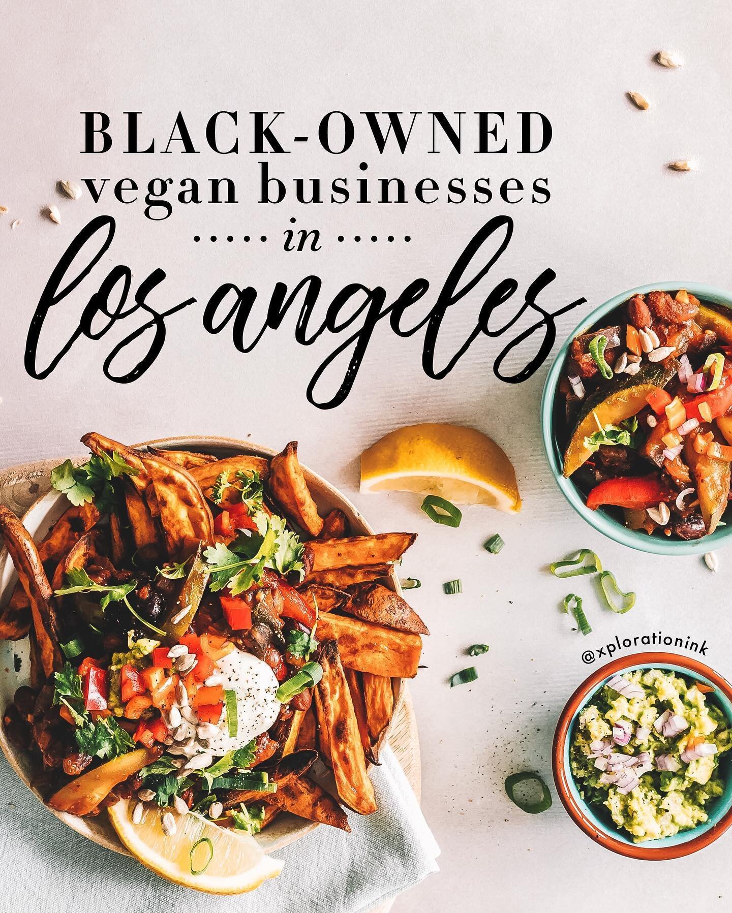 To my LA peeps, I curated five Black-owned vegan spots in Los Angeles to help support businesses in our Black community and Mama Earth too. Let&rsquo;s start locally to make an impact globally. These delicious spots are vegan and vegan friendly so sw