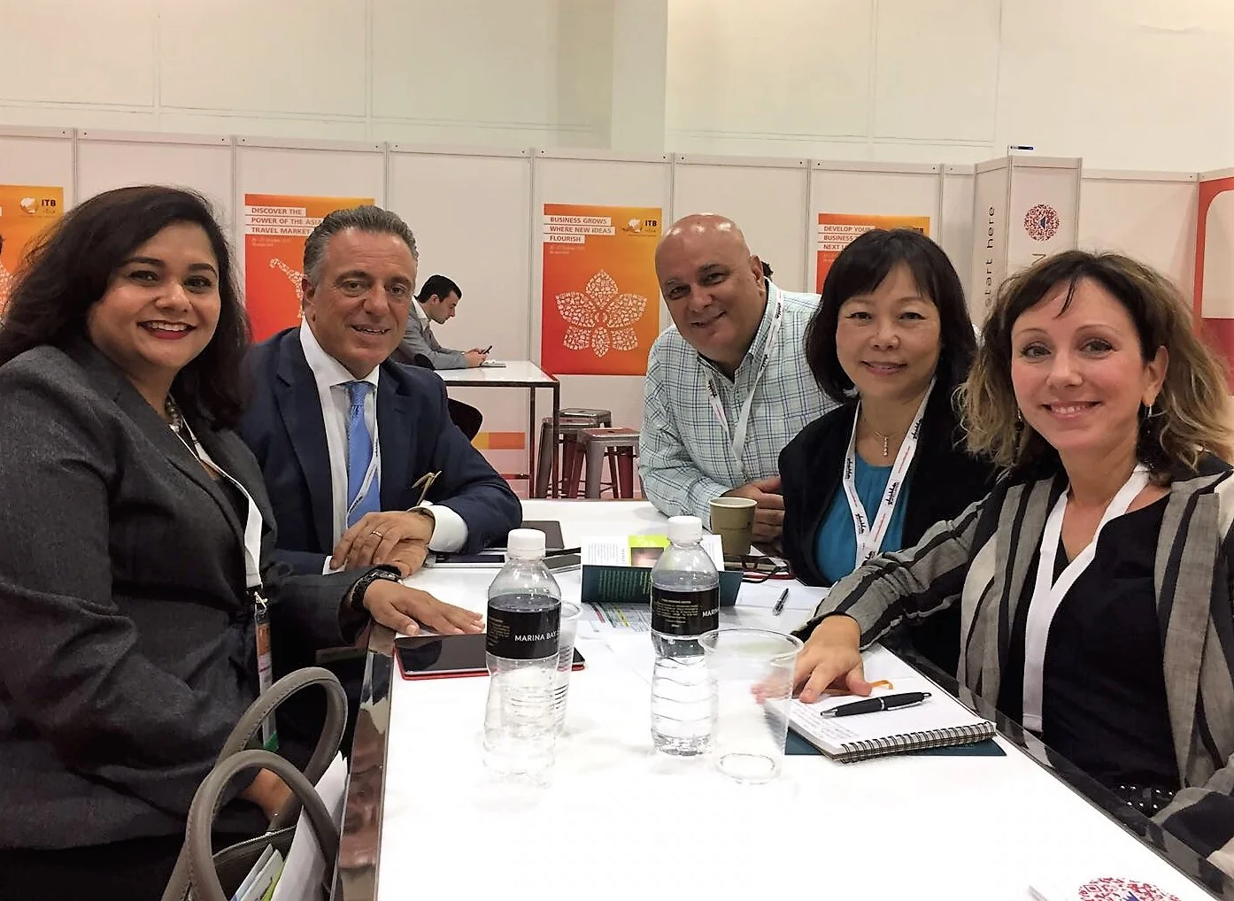 From left to right: Ms Jagdish Sandhu (CEO, FLA), Mr Massimo Macchi (MD, Klima Hotel Milano), Mr Fabrizio Tiribello (GM, 8PM Events), Ms Serene Law (VP, FLA), Ms Roberta Semino (Director Commercial, Klima Hotel Milano).