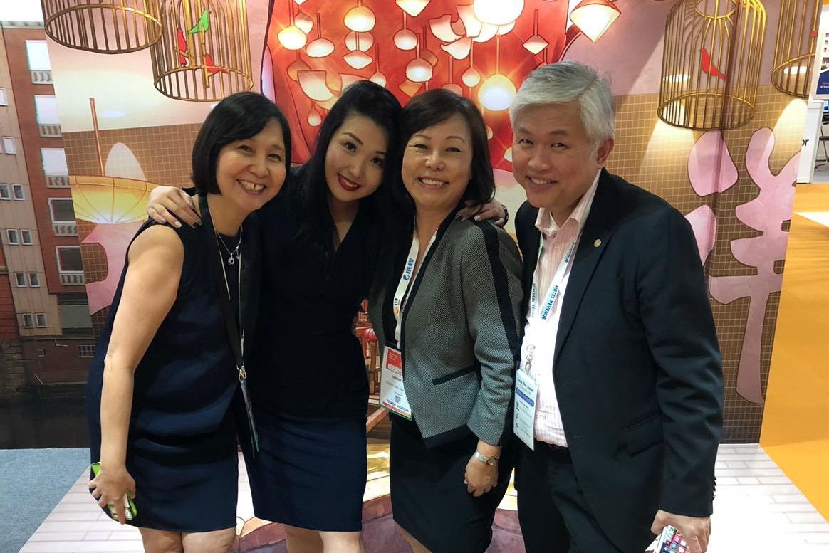 From left to right: Ms Judy Chak (National University of SIngapore), Ms Amy Lai (UOB Travel), Ms Serene Law (FLA), Mr Ray Hua (Capri by Fraser).