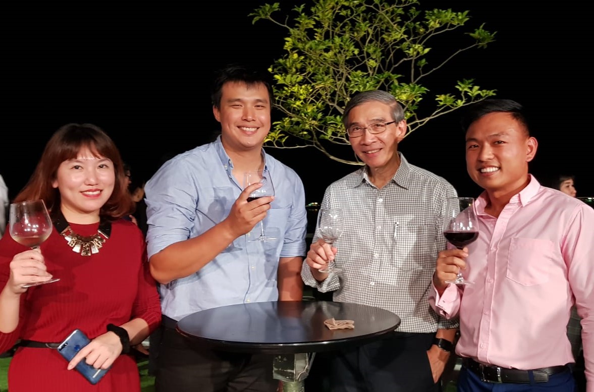 From left to right: Ms Nanzziie See (George Town Heritage + Hotels), Mr Ooi Yi Yung (George Town Heritage + Hotels), Mr Vincent Fong (NTUC Club), Mr Leonard Chiang (FLA).