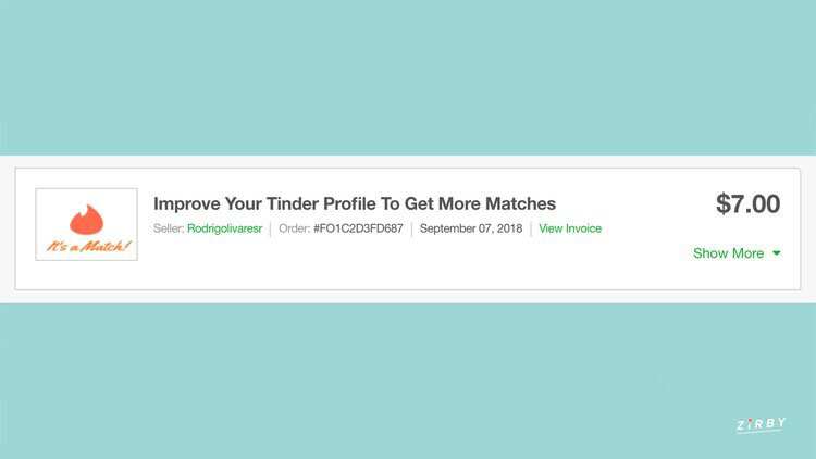 Here S What Happened When I Hired Women On Fiver To Fix My Tinder Profile Zirby Tinder Made Easy