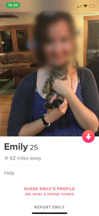 First no profile message tinder background