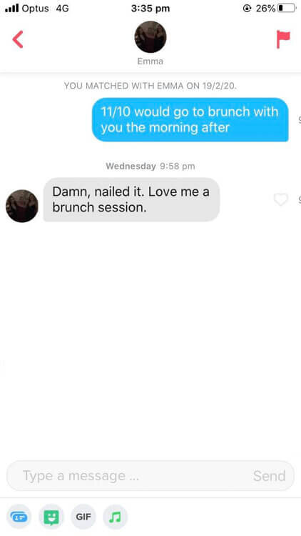 Pick lines morning up 100+ Cute