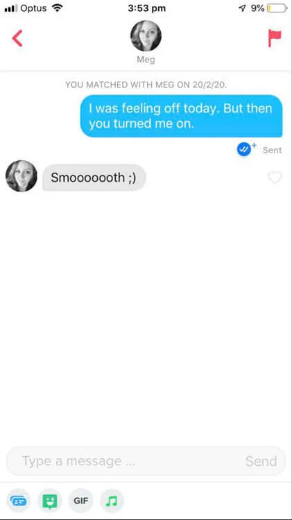 How to send the first message on a dating app