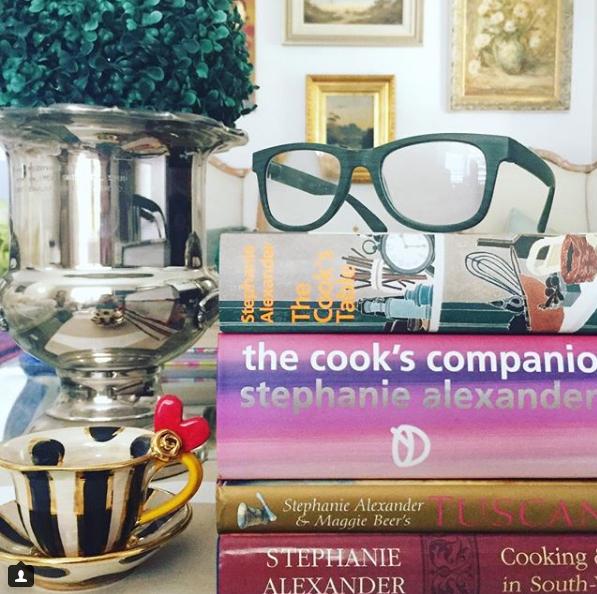 A collection of Kylie's favourite books. Image  Kylie Lang Instagram  
