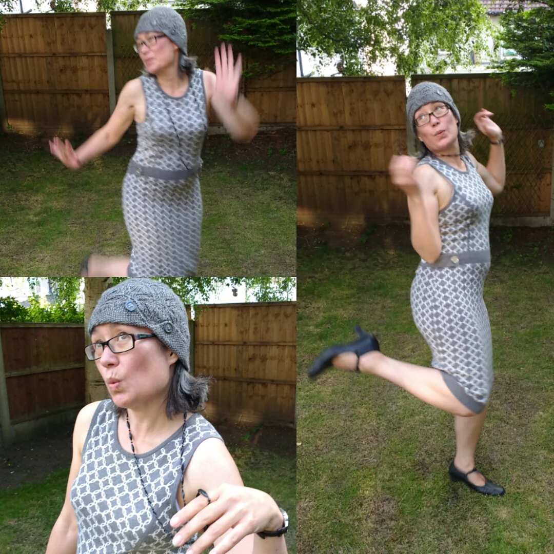 Maylin ( blithespirit ) couldn’t stand still with her Talmadge on!