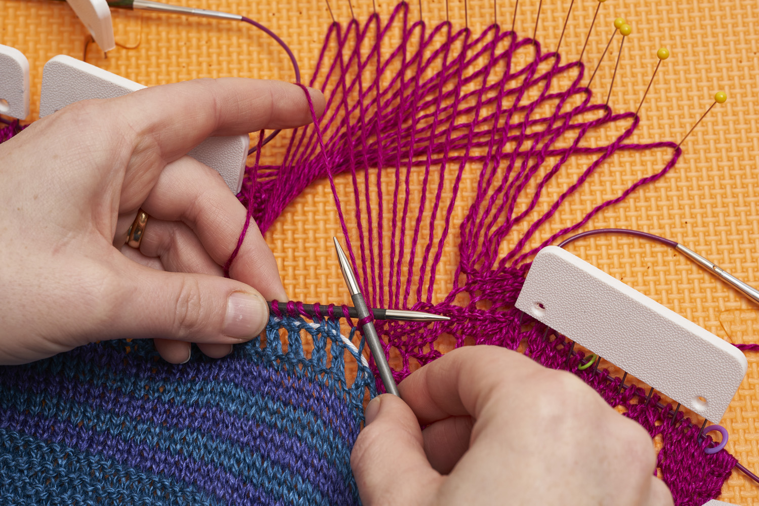 Be the boss of your knitting: fixing mistakes in lace — Arnall