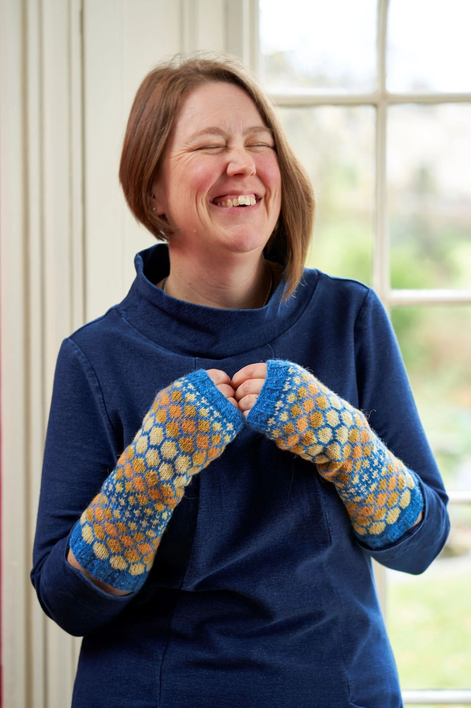 That feeling when … you’ve found just the right colours for your stranded colourwork project. Photo © Jesse Wild.