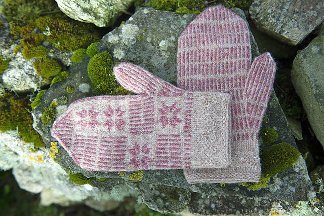Lingonberry and Milk Mittens