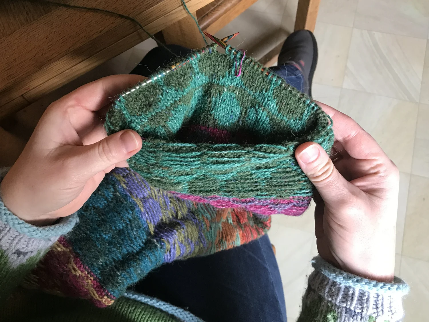 Knitting inside out — Arnall-Culliford Techniques