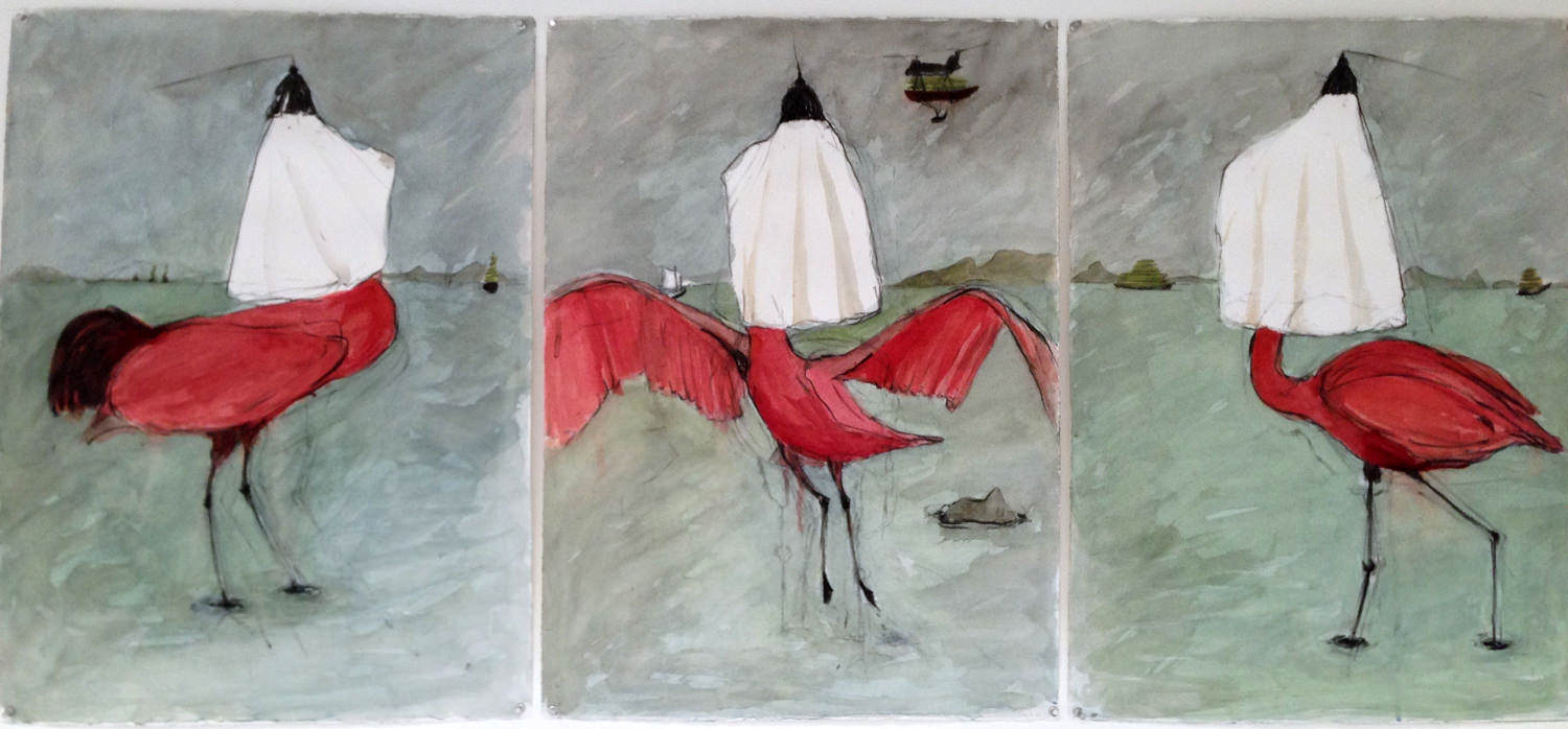 Disguised as Flamingos