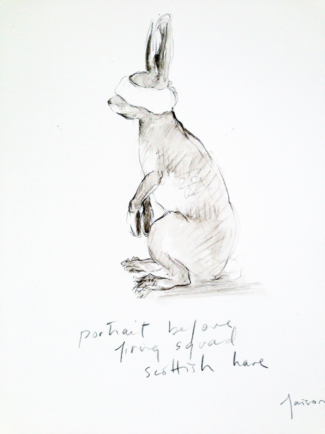 Portrait before firing squad Scottish Hare (RCa 70)