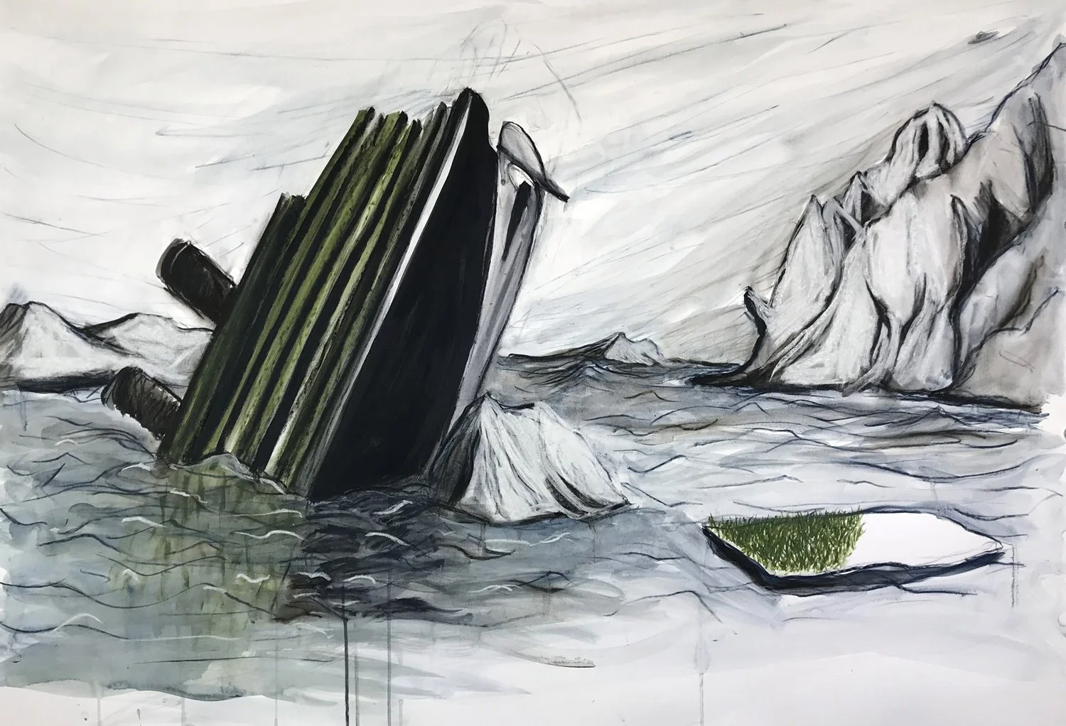 Titanic’s secret mission ironically populated the Arctic with lawns [lawns promised to robber barons] 