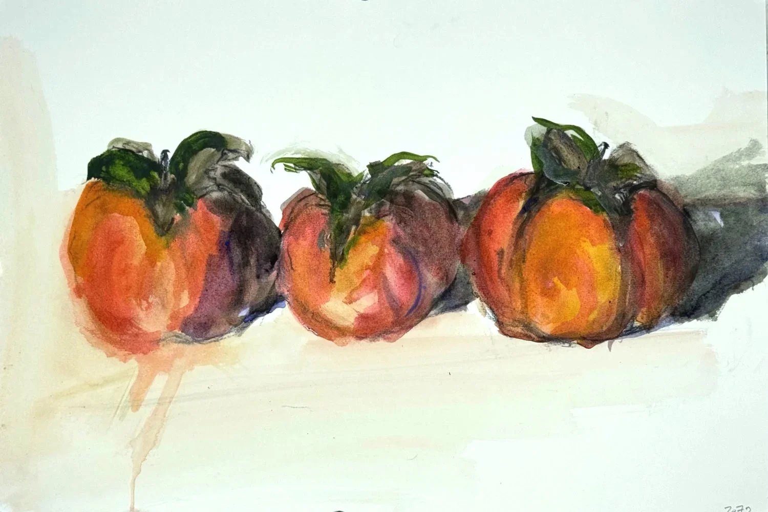 My three persimmons 2