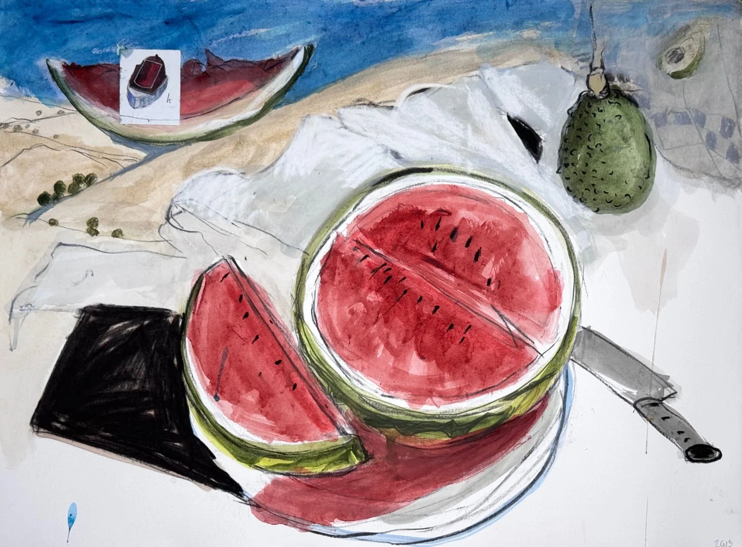 Canicule series: day 3 watermelon and cousins 