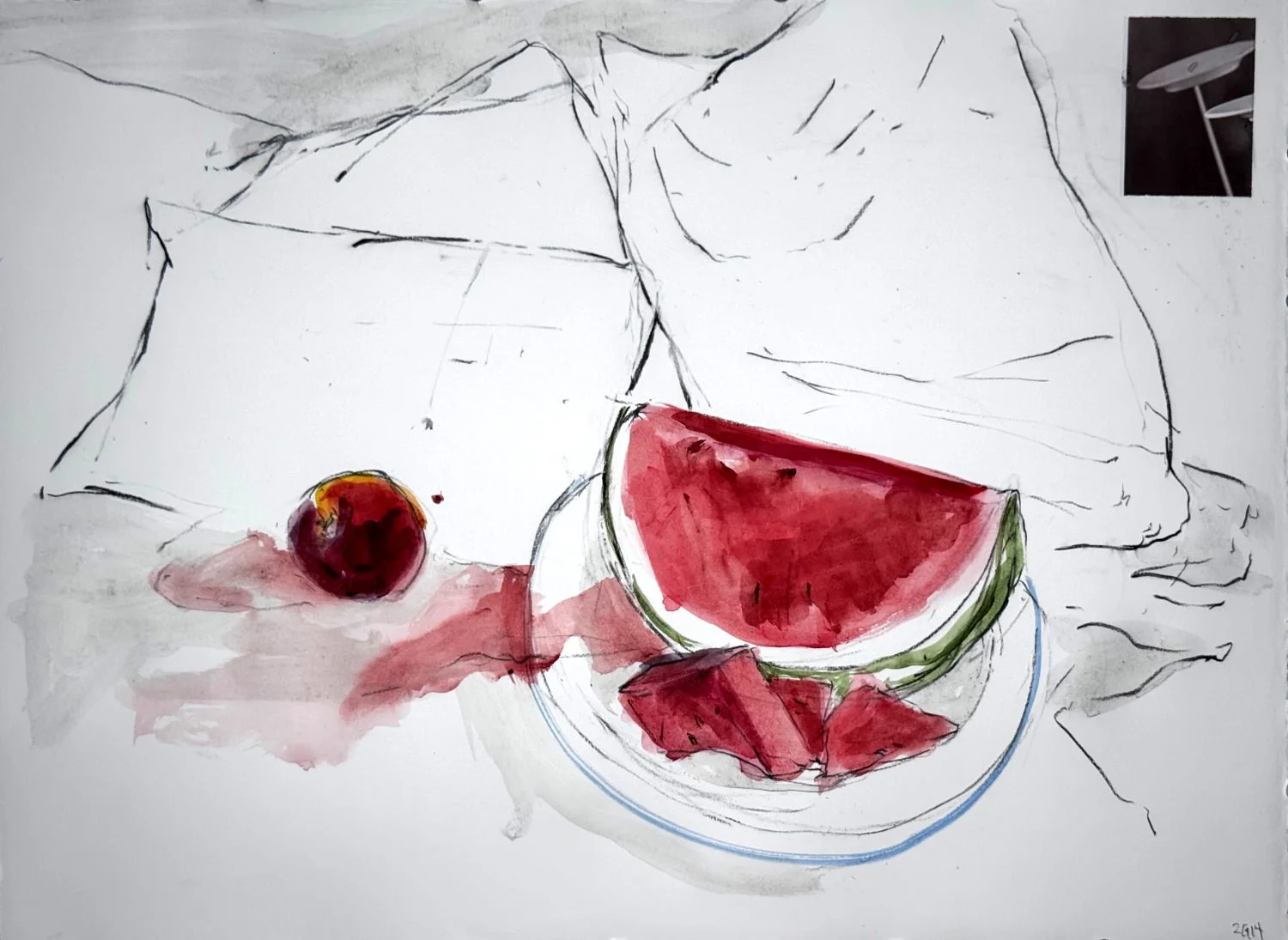 Canicule series: day 4 watermelon 