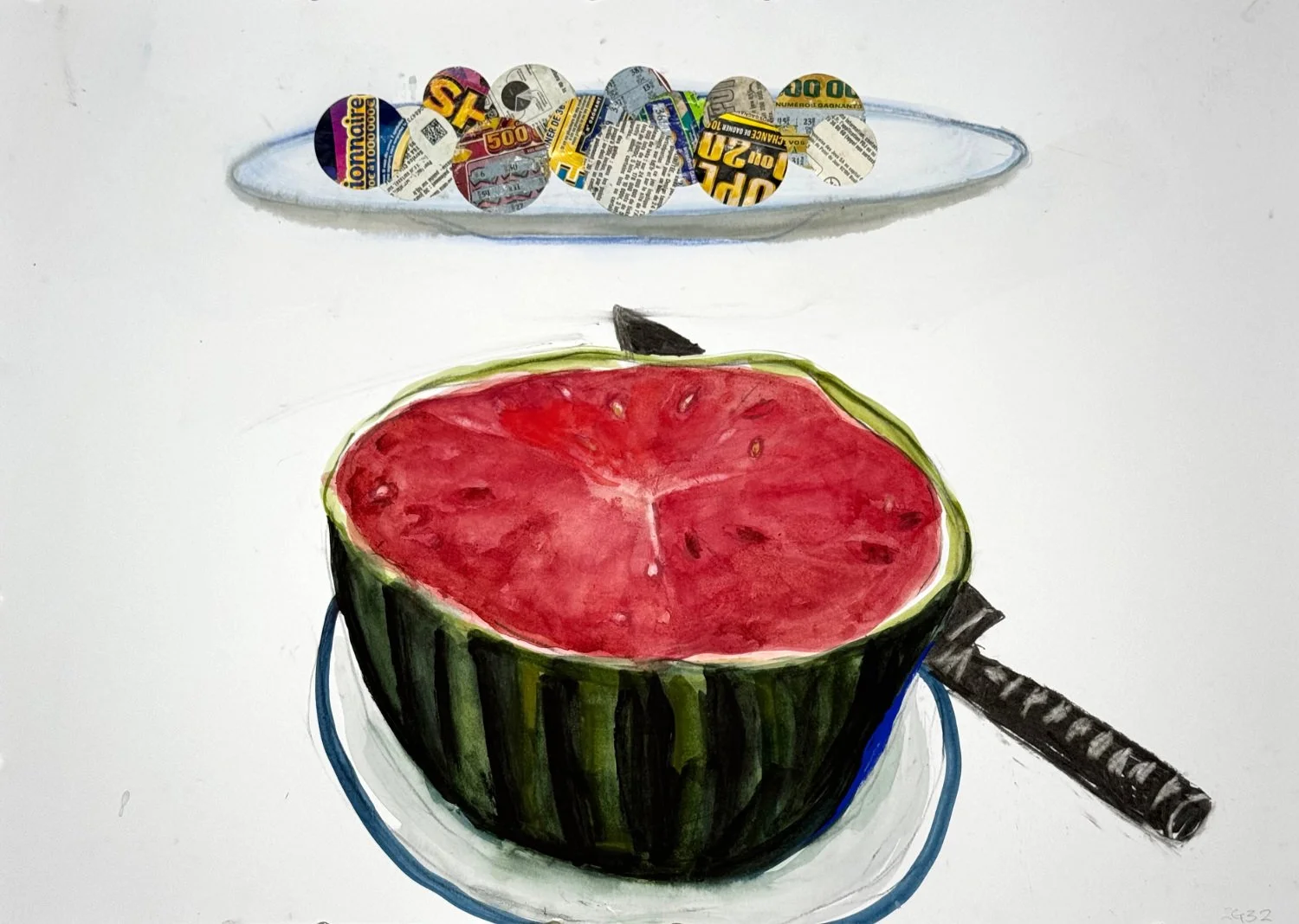 A plate of unlucky fruit of little value 