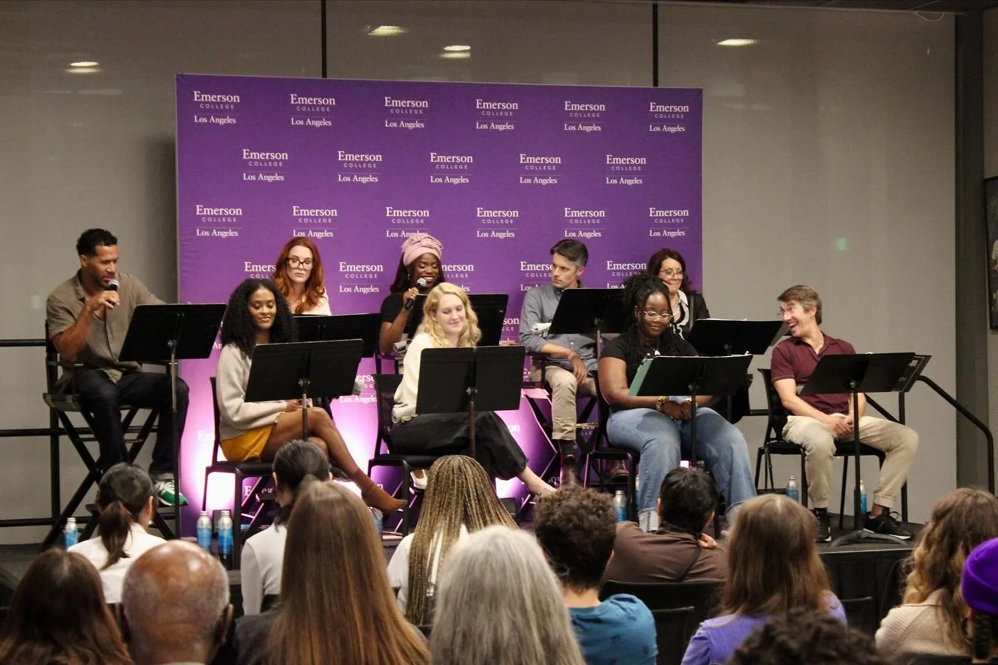 On the night before Halloween, we treated a select audience of industry members &amp; friends to the premiere live table read of Cocoa Doll! 🎃🔪🖤

I&rsquo;m still buzzing from this event!! Hearing the words come to life in a room full of talent, su