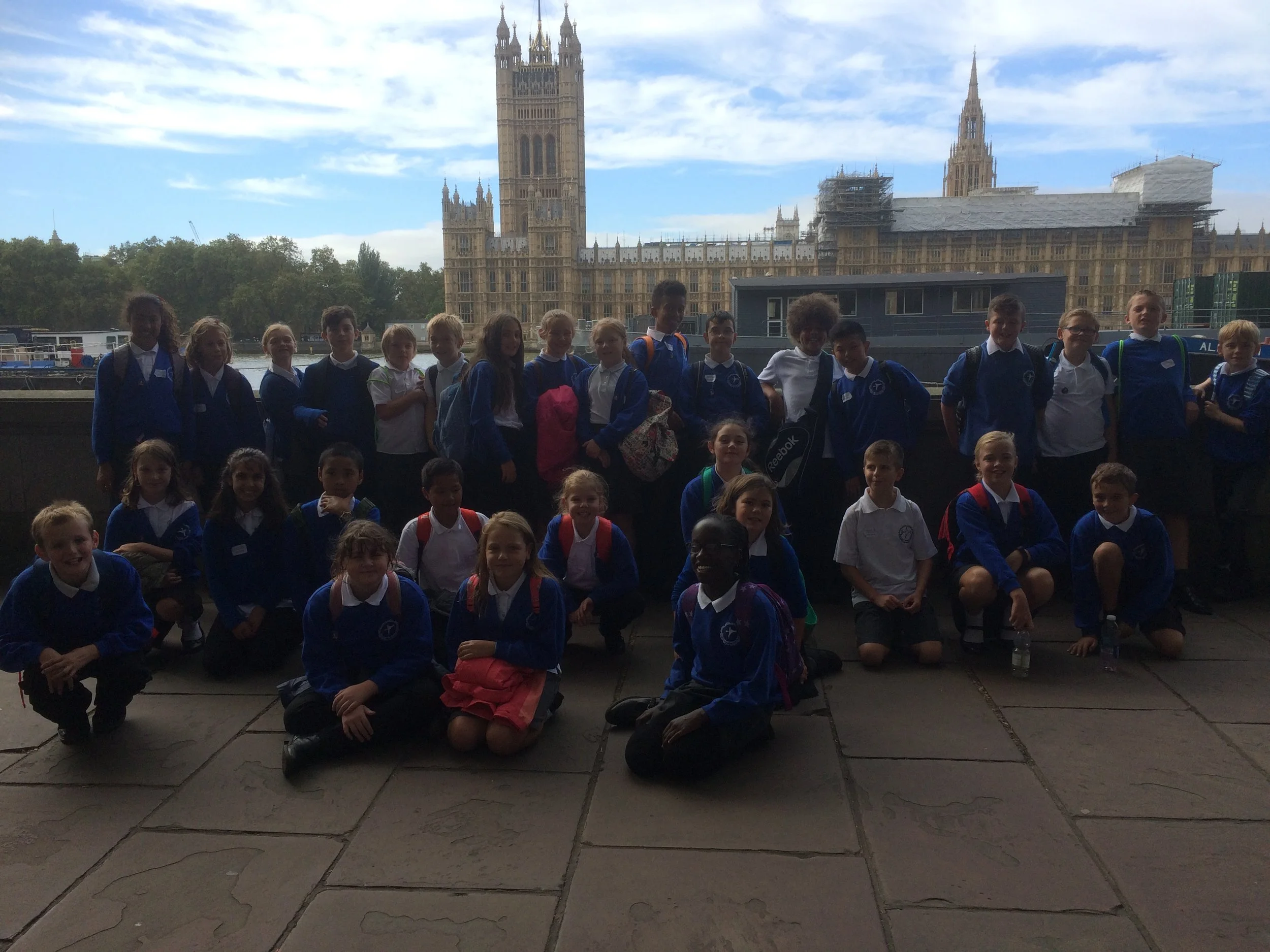 Year 6 at Towcester C of E Primary School - Visit to Parliament