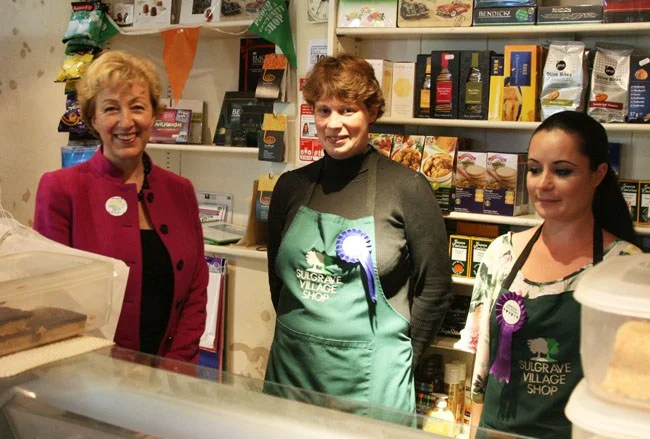 Visiting Sulgrave Village Shop in 2012 (courtesy of Sulgrave.org)