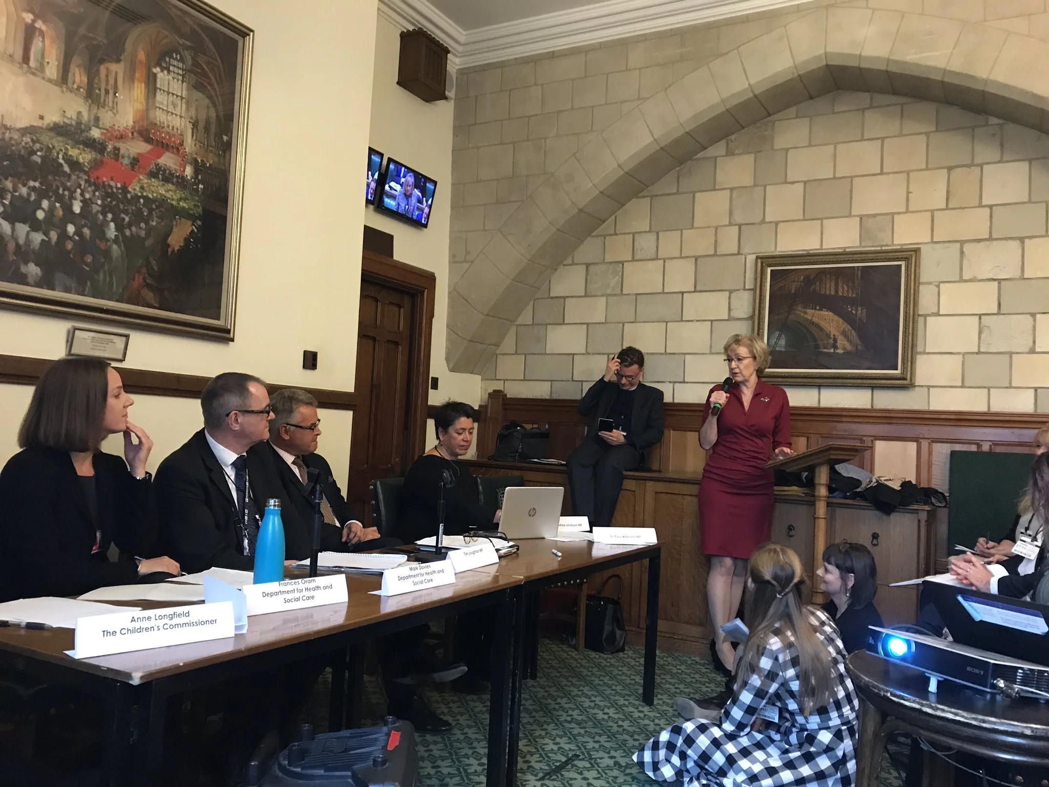 Speaking to the joint meeting of the All-Party Parliamentary Groups on Children and the First 1001 Critical Days: Conception to Age Two about the work of my IMG.