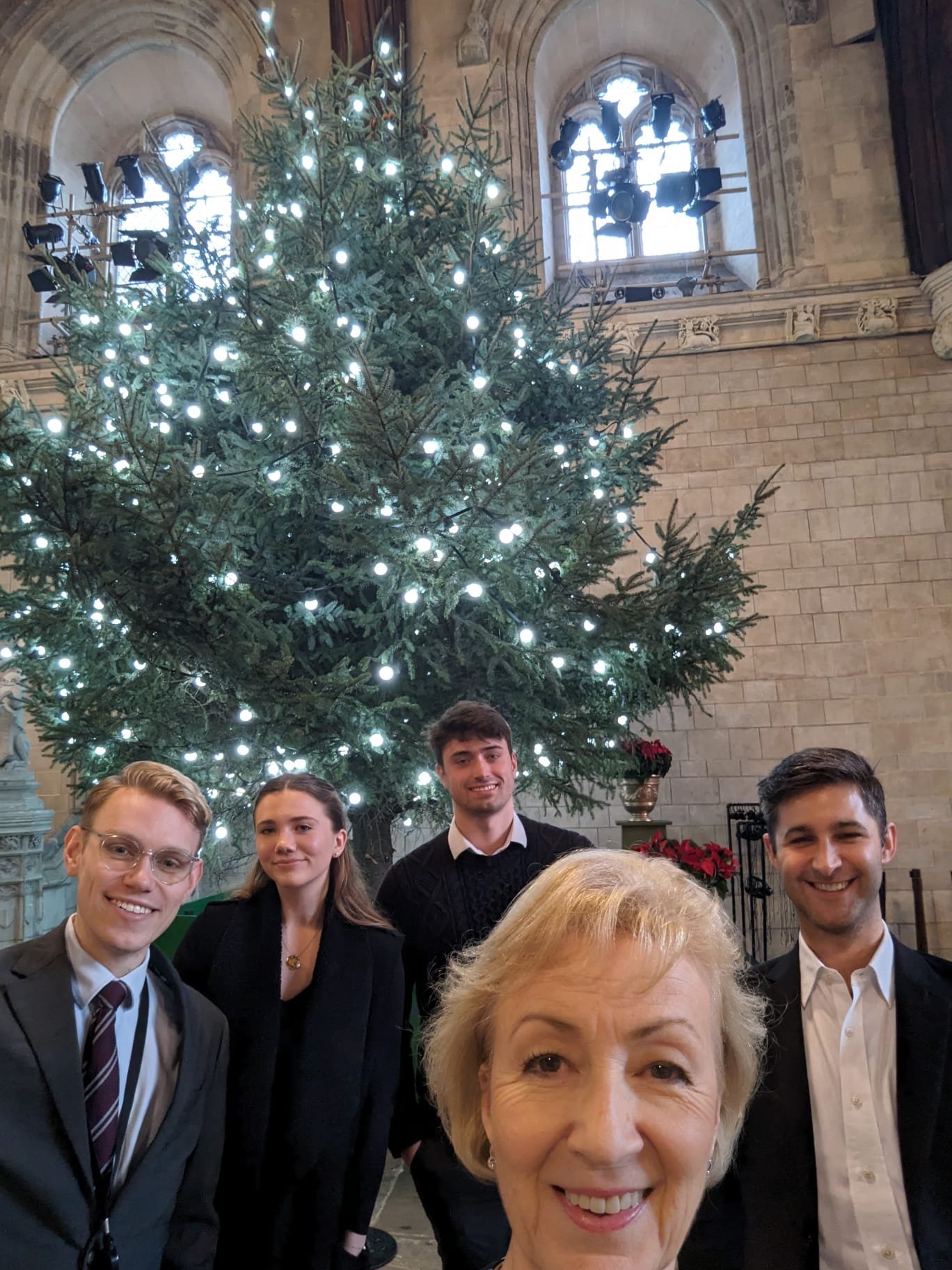Andrea Leadsom Attends Westminster Carol Service
