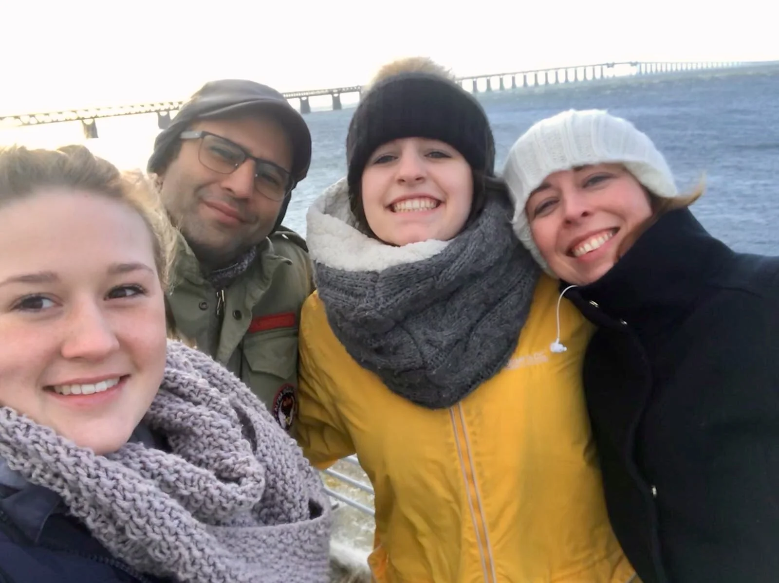 (l-r) Amber Fuller, Matthew Reza Afzali, Amy Fuller, Jude Hankinson