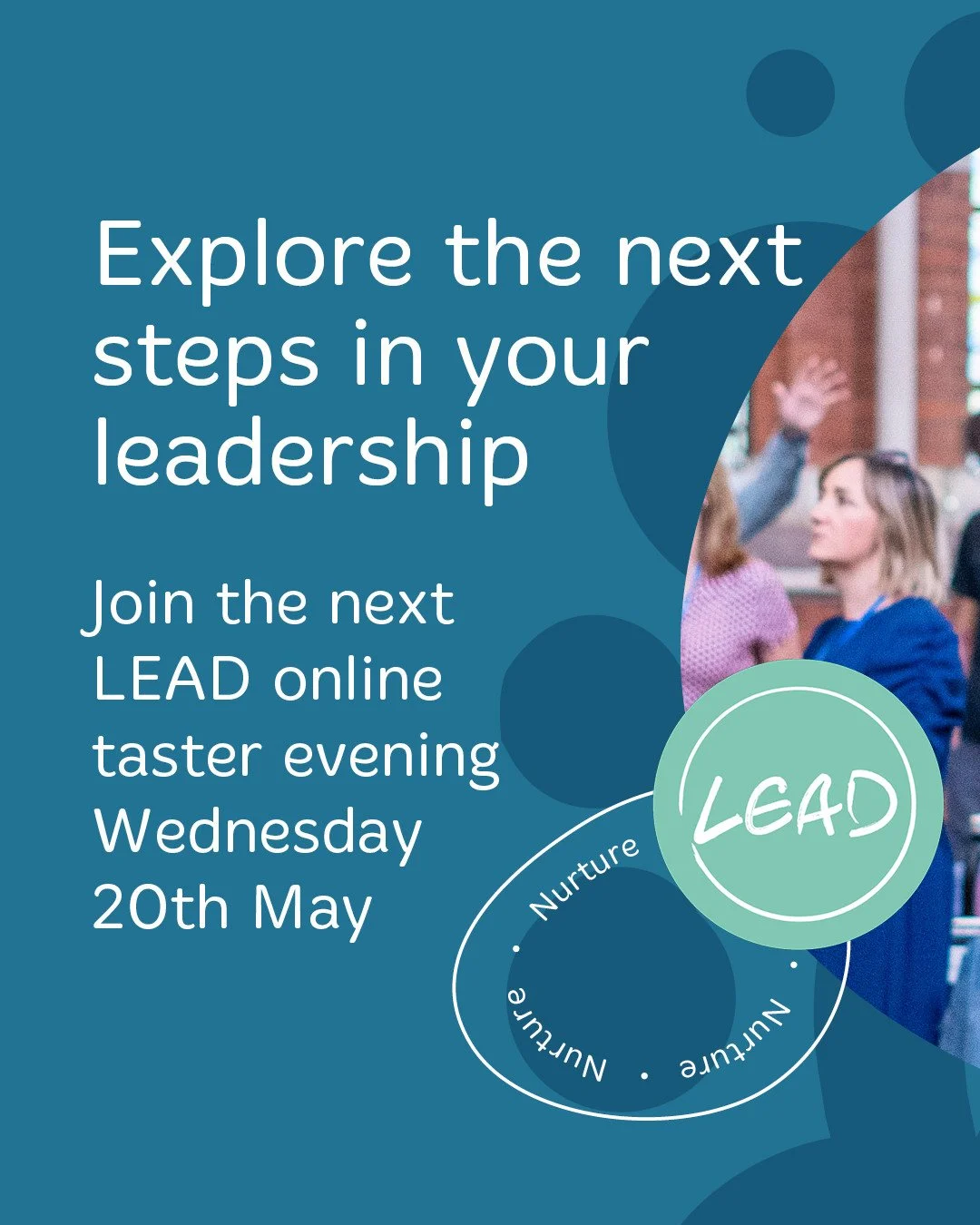 Join our free online taster evening to get a feel for LEAD @rmleadtraining - learn more about the course, ask questions and discover if this is your next step.⁠
☝️ Sign up at the link in our profile
