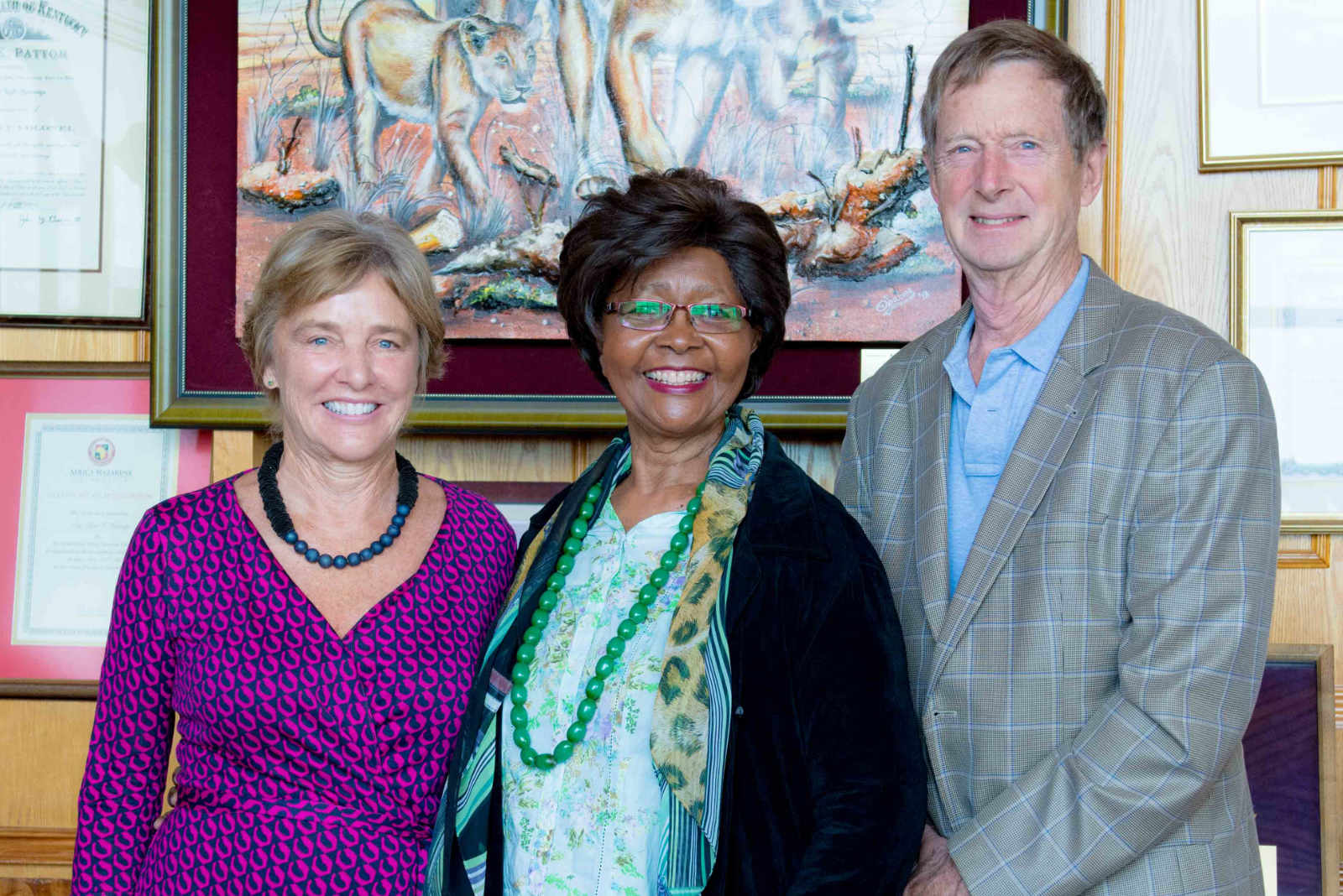 Nancy, Prof. Marangu & Rod