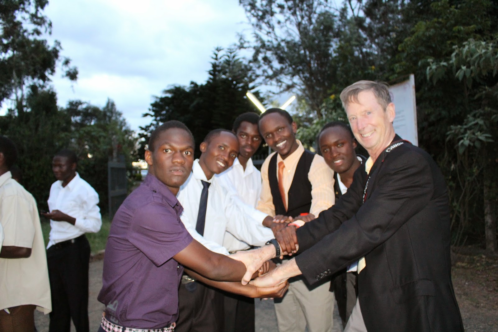 Rod Van Sciver with EFAC students
