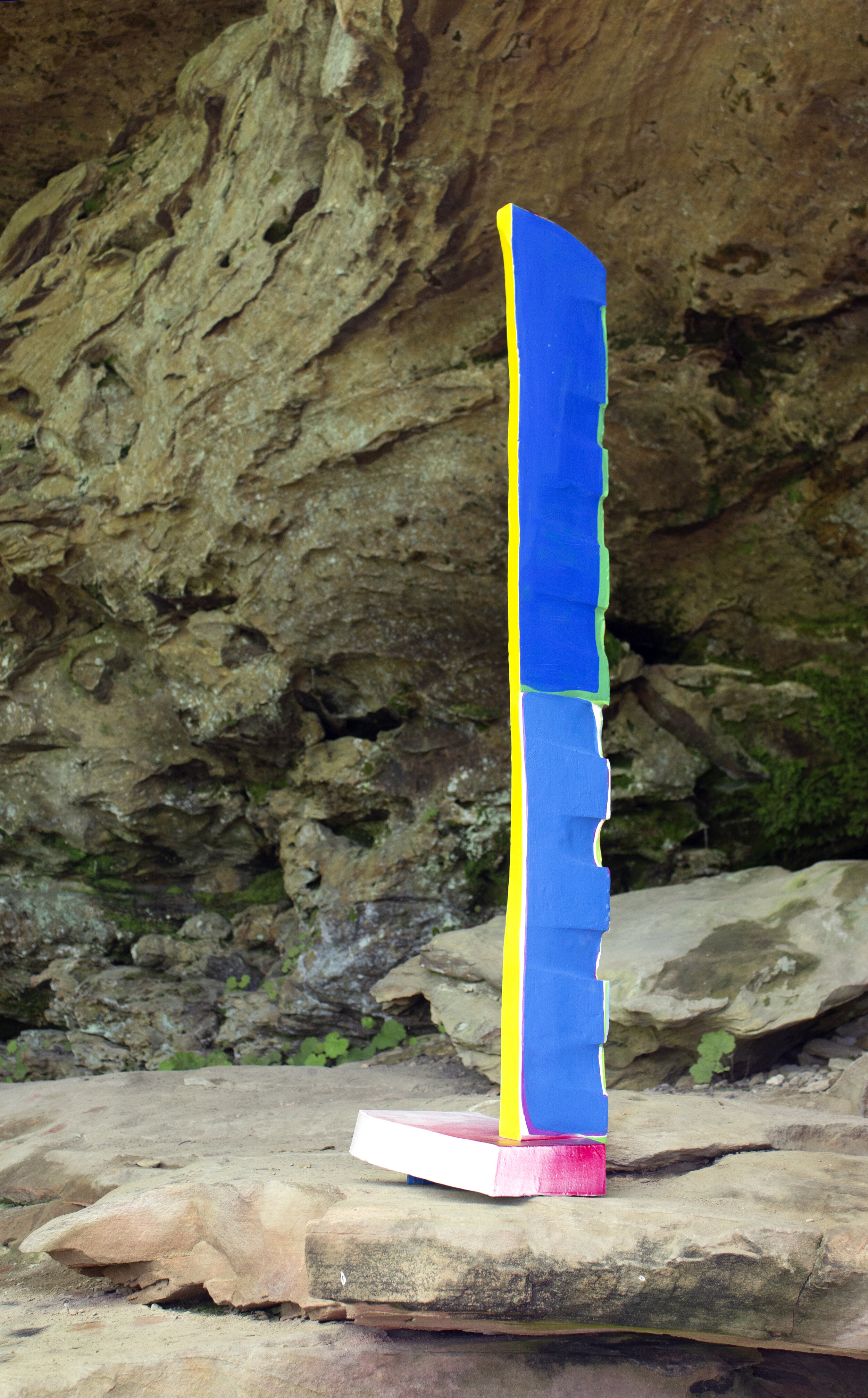  One Up, 2021, Temporarily installed in the Red River Gorge 