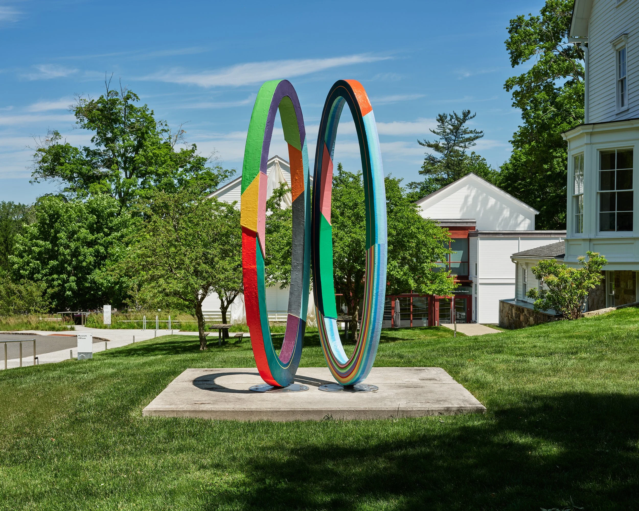   Portal: Hope as Practice   122”x55”x55”, Acrylic, Fiberglass, Epoxy Resin, Insulation Board, Steel Armature, Stainless Steel Base, Notes, Poems, and Gifts Buried Inside the Sculpture, 2025   Photo Courtesy of The Aldrich Contemporary Art Museum  