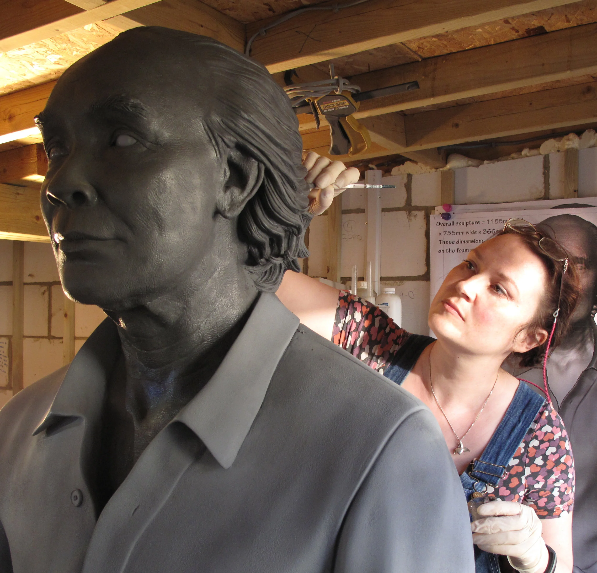 You are not limited to lifesize sculptures either. Masters & Munn can work to any scale - big or small. We can work from living models, or even photographs using a combination of state of the art digital modelling techniques combined with traditional sculpting. In this way we can design the perfect sculpture for your home, work place or garden, keeping you informed at every stage of production so you can see your sculpture evolving from design to delivery.