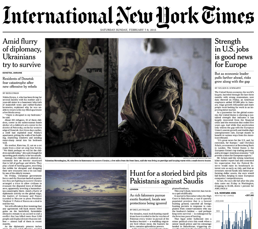  International New York Times, 7-8 February 2015 