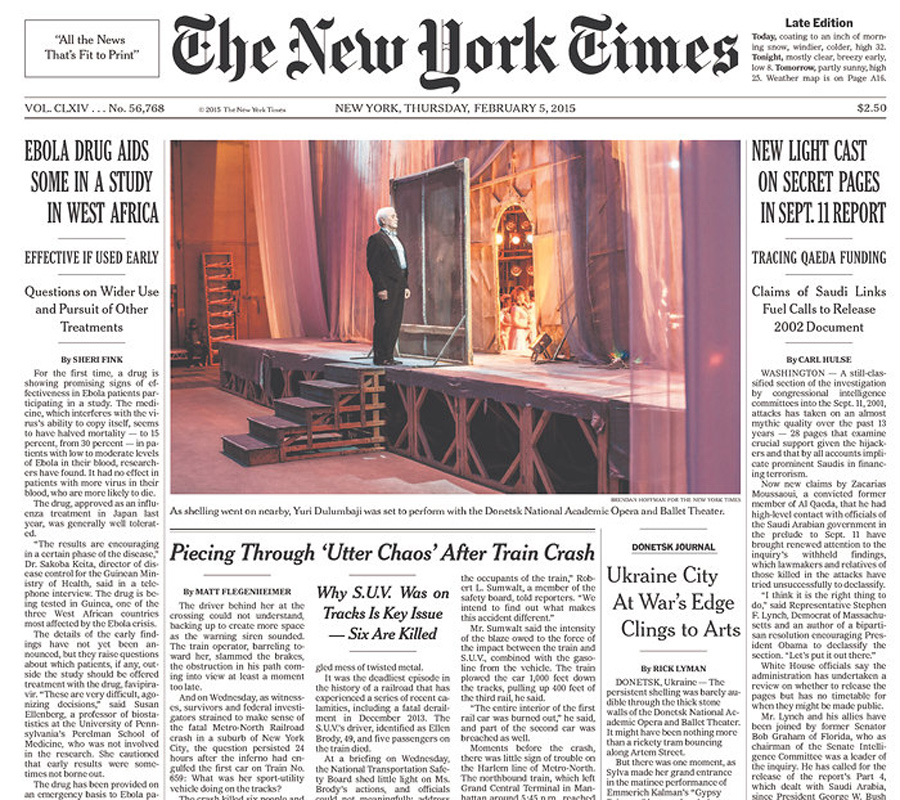  The New York Times, 5 February 2015 