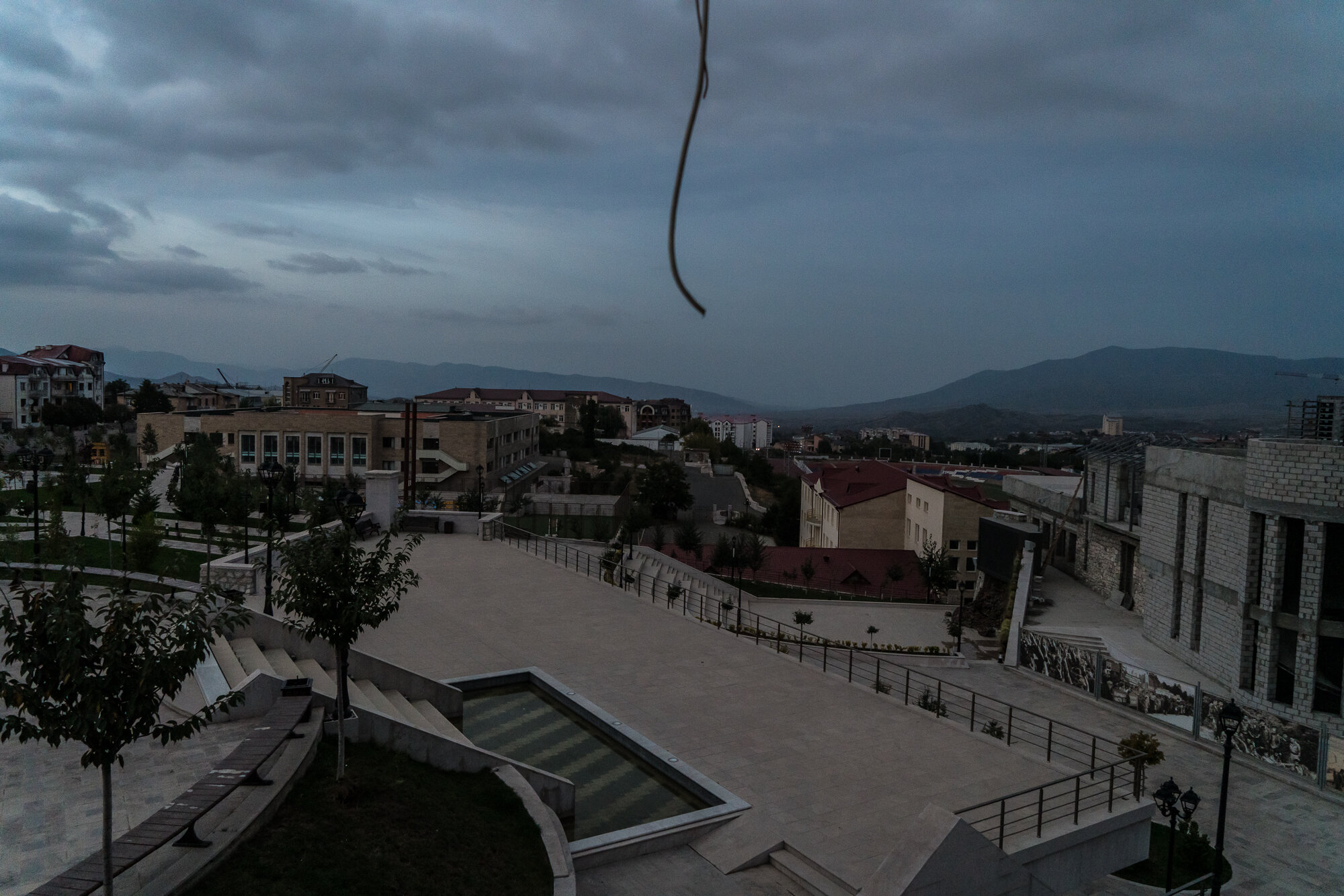  A view of the city. Stepanakert, Nagorno-Karabakh. 2020. 