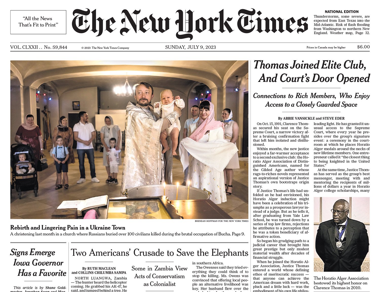  The New York Times, 9 July 2023 