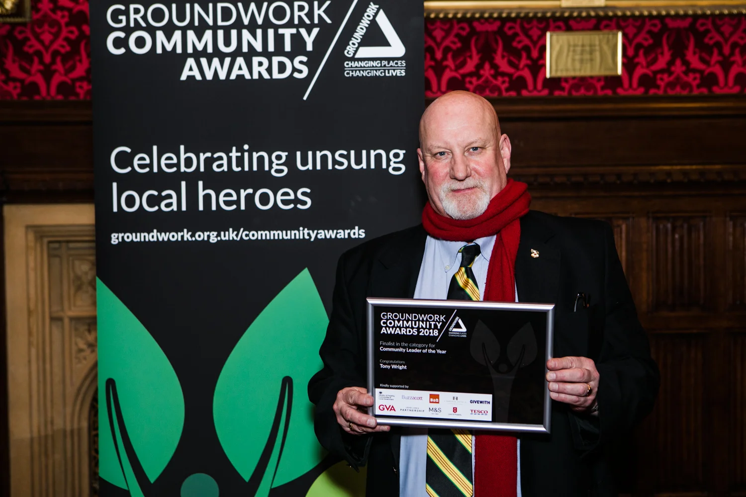 Finalist In The 2018 Groundwork UK Community Award 