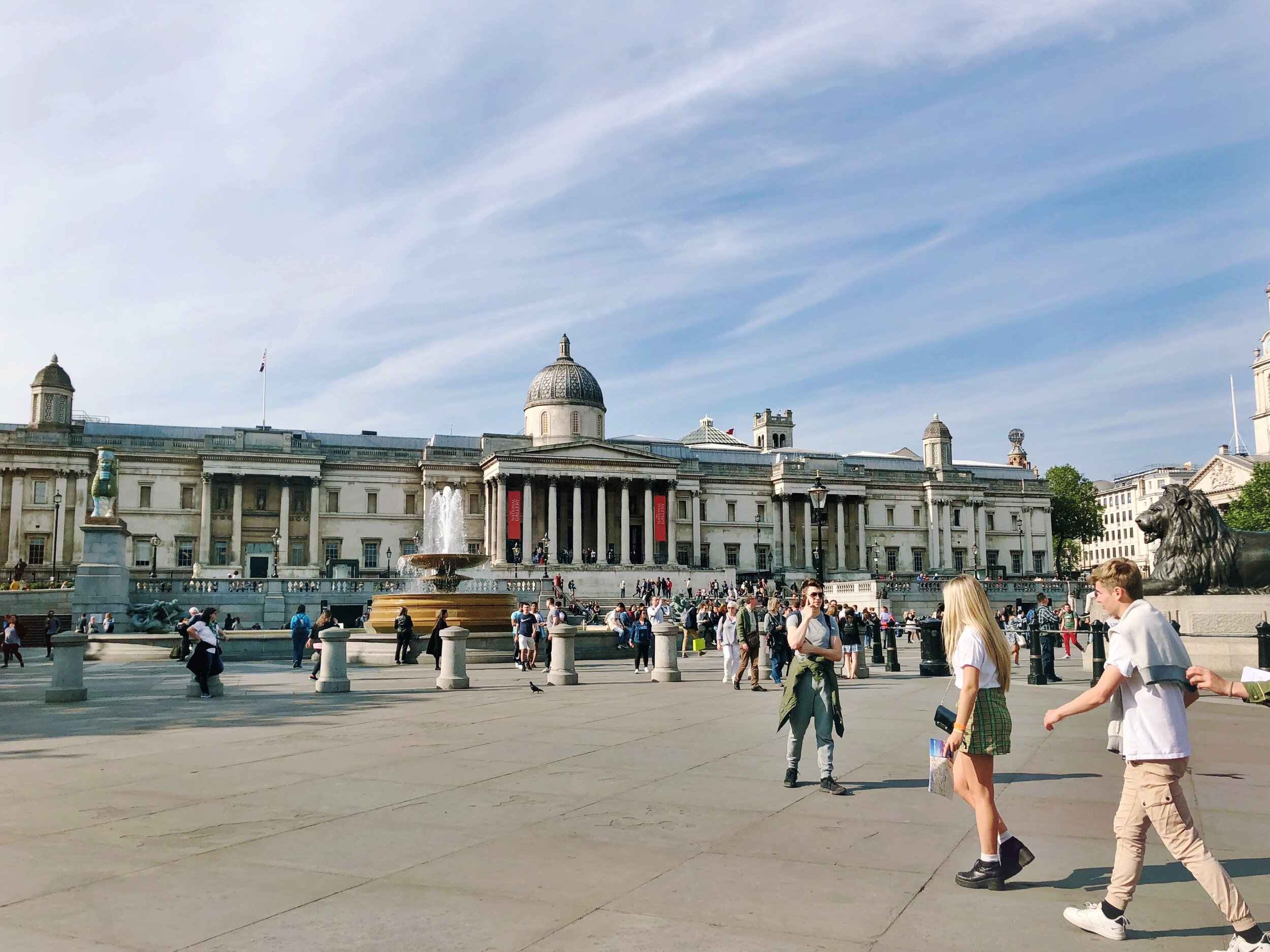  The National Gallery in Trafalgar Square 